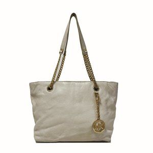Michel by Michael Kors Jet Set Vanilla Chain Tote